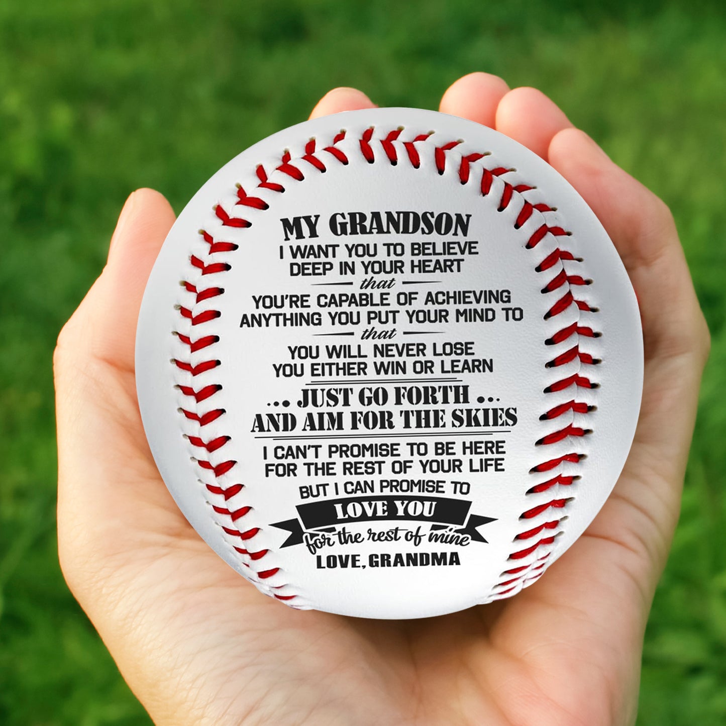 Grand-mère à petit-fils - vous ne perdrez jamais | Base-ball