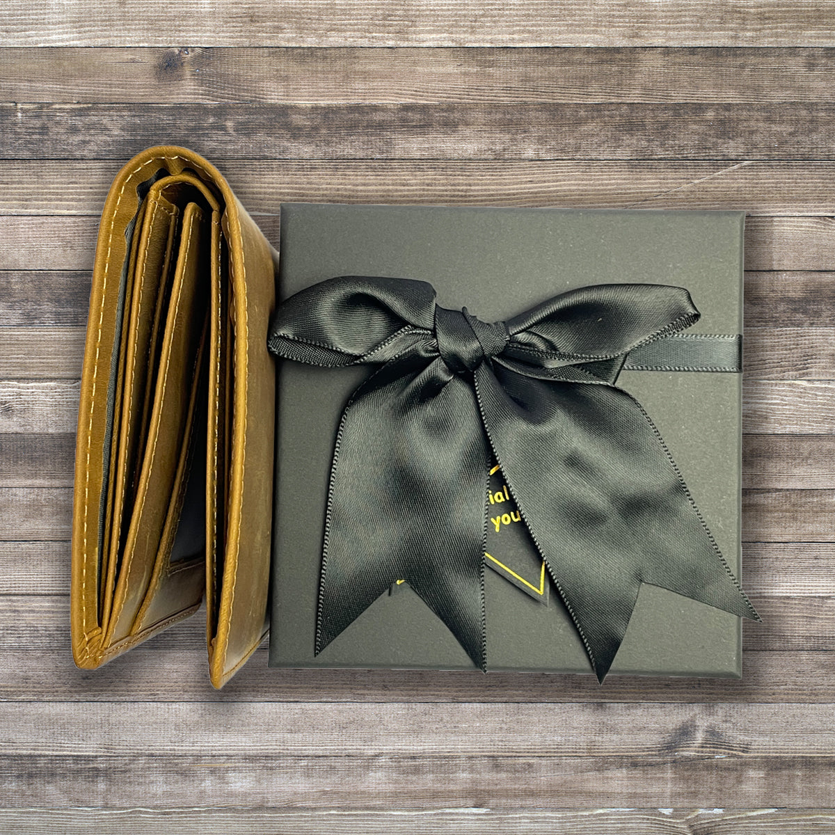 Grand-mère à petit-fils - Je t'aime plus que tout dans le monde - Portefeuille bifold avec boîte-cadeau