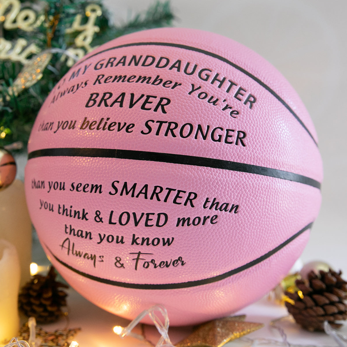 To My GrandDaughter - Loved More Than You Know - Basketball