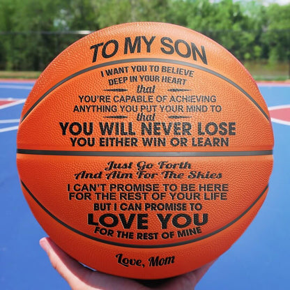 Mom to Son - You Will Never Lose  Basketball