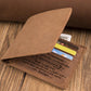 Grandpa To Grandson - I Love You More Than Anything In The World - Bifold Wallet