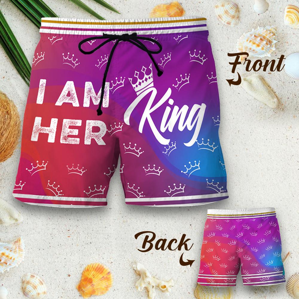 Couple correspondant - roi et reine - shorts