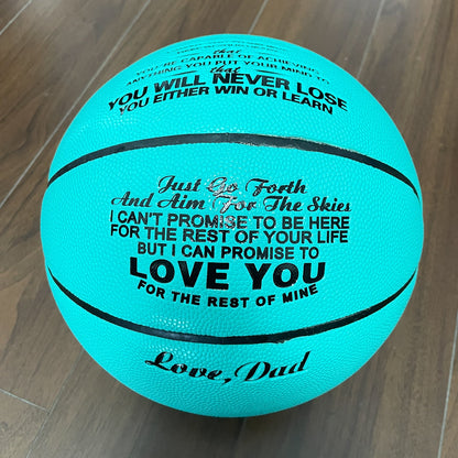Papa à fils - Tu ne perdras jamais - Basketball Light Blue