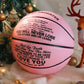 To My Daughter - You Will Never Lose - Basketball Pink