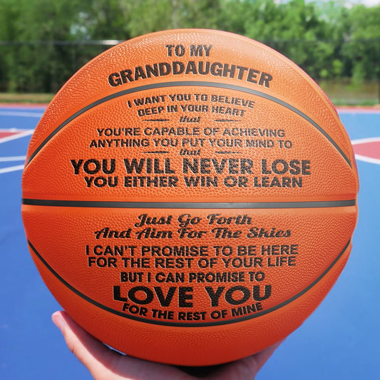 À ma petite-fille - vous ne perdrez jamais - Basketball