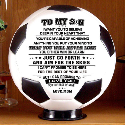 Mom to Son - I Love You - Soccer Ball
