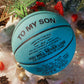 To My Son - You Will Never Lose -  Basketball Light Blue